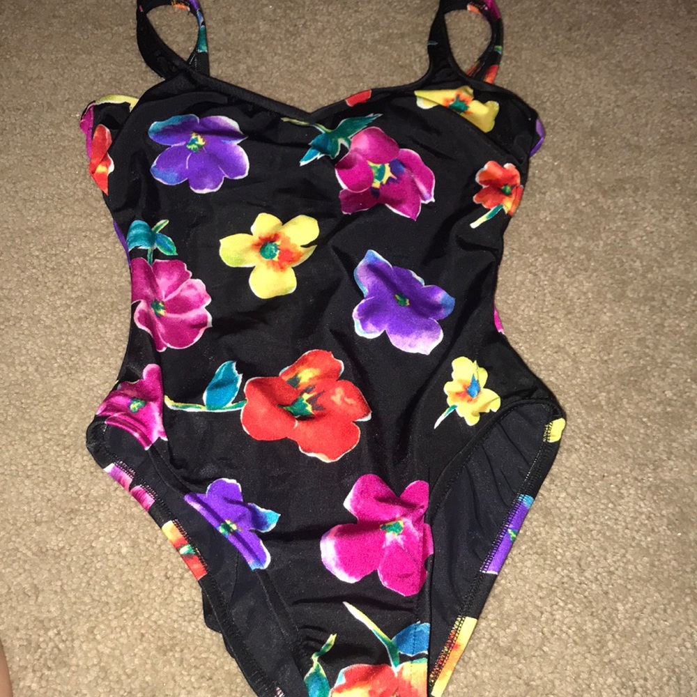 Floral Lands’ End Swim Suit